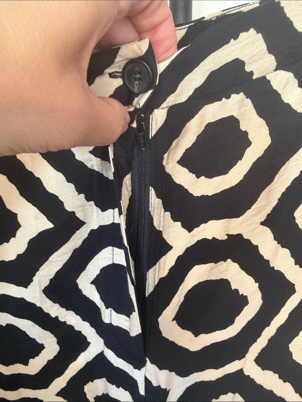 Sincerely Jules Black and Cream Wide Leg Pants - Picture 3 of 5